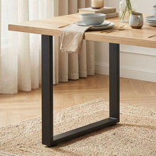 Load image into Gallery viewer, Varex Box Shape Metal Dining Table Legs 65x72.5cm - Set of 2