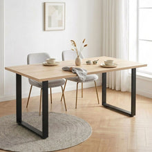 Load image into Gallery viewer, Varex Box Shape Metal Dining Table Legs 65x72.5cm - Set of 2
