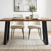 Load image into Gallery viewer, Varex Trapezoid Metal Dining Table Legs 45/67x72.5cm - Set of 2