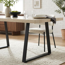Load image into Gallery viewer, Varex Trapezoid Metal Dining Table Legs 65/90x72.5cm - Set of 2