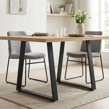 Load image into Gallery viewer, Varex Trapezoid Metal Dining Table Legs 65/90x72.5cm - Set of 2