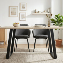 Load image into Gallery viewer, Varex Trapezoid Metal Dining Table Legs 65/90x72.5cm - Set of 2