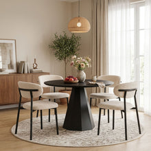 Load image into Gallery viewer, Curvano Fabric Dining Chair Set Of 4 - Beige