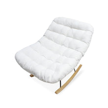 Load image into Gallery viewer, Naro Linen Rocking ArmChair - Beige