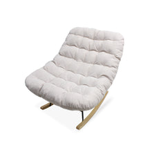 Load image into Gallery viewer, Naro Linen Rocking Armchair - Brown