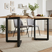Load image into Gallery viewer, Varex V-Shape Metal Dining Table Legs 50/70x72.5cm - Set of 2