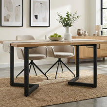 Load image into Gallery viewer, Varex V-Shape Metal Dining Table Legs 50/70x72.5cm - Set of 2