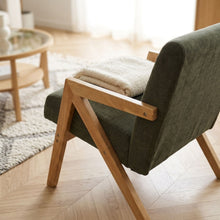 Load image into Gallery viewer, Aalto Velvet Armchair - Dark Green