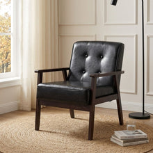 Load image into Gallery viewer, Ronan PU Armchair - Black