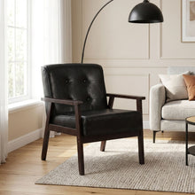 Load image into Gallery viewer, Ronan PU Armchair - Black