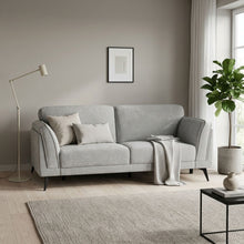 Load image into Gallery viewer, Brulo Linen 3 Seater Sofa - Light Grey