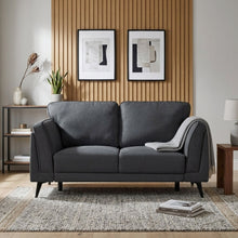 Load image into Gallery viewer, Brulo Linen 2 Seater Sofa - Dark Grey