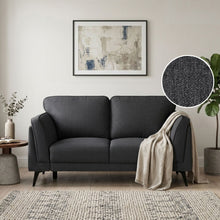 Load image into Gallery viewer, Brulo Linen 2 Seater Sofa - Dark Grey