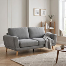 Load image into Gallery viewer, Tova Chenille 3 Seater Sofa - Ash Grey