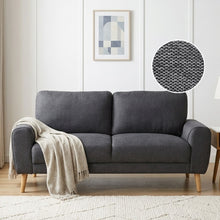 Load image into Gallery viewer, Suki Linen 3 Seater Sofa - Dark Grey