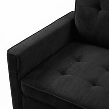 Load image into Gallery viewer, Kauri Boucle 2 Seater Sofa Bed - Black
