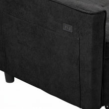 Load image into Gallery viewer, Kauri Boucle 2 Seater Sofa Bed - Black