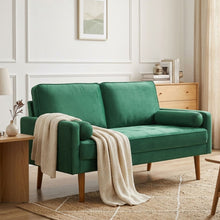 Load image into Gallery viewer, Alaina Velvet 2 Seater Sofa - Green