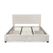Load image into Gallery viewer, Arbor Super King Bed Frame with 4 Drawers - Beige