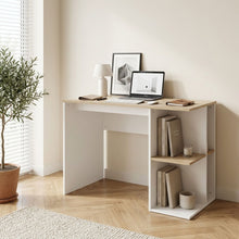 Load image into Gallery viewer, Brian 100cm Computer Desk - Oak + White