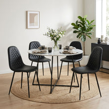 Load image into Gallery viewer, Varo PU Dining Chair - Set of 4 - Black