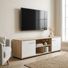 Load image into Gallery viewer, Cauto 1.8m Entertainment Unit - Oak + White