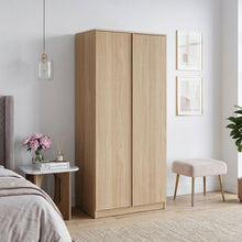 Load image into Gallery viewer, Benny 2 Door Wardrobe - Light Teak