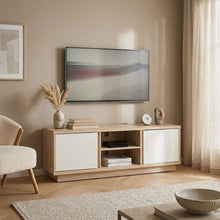 Load image into Gallery viewer, Thames 1.5m Entertainment Unit - Oak + White