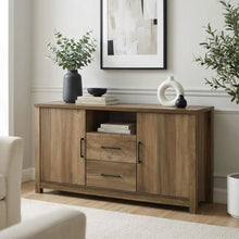 Load image into Gallery viewer, Georgie Sideboard Buffet Table - Knotty Oak