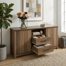 Load image into Gallery viewer, Georgie Sideboard Buffet Table - Knotty Oak