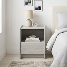 Load image into Gallery viewer, Ashton Bedside Table - Grey Oak