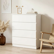 Load image into Gallery viewer, Hollis 4 Drawers Tallboy - White