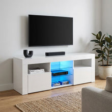 Load image into Gallery viewer, Atka 1.45m LED Entertainment Unit - White