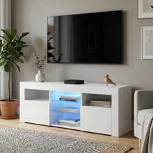 Load image into Gallery viewer, Atka 1.45m LED Entertainment Unit - White