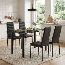 Load image into Gallery viewer, Benjamin 5 Piece 1.4m Dining Set - Black