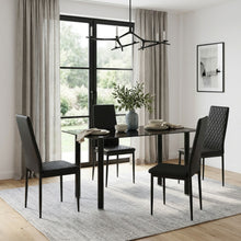 Load image into Gallery viewer, Benjamin 5 Piece 1.4m Dining Set - Black