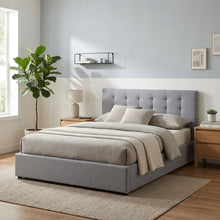 Load image into Gallery viewer, Abigail Queen Gas Lift Bed Frame - Grey