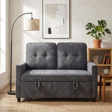 Load image into Gallery viewer, Kauri Boucle 2 Seater Sofa Bed - Dark Grey
