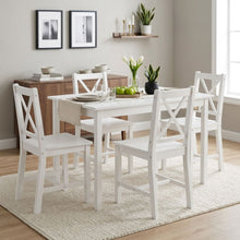 Load image into Gallery viewer, Chloe 5 Piece Dining Set - White
