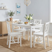 Load image into Gallery viewer, Chloe 5 Piece Dining Set - White