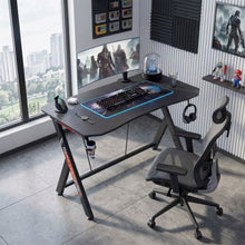 Load image into Gallery viewer, Carson 120cm Gaming Desk - Carbon Black