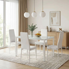 Load image into Gallery viewer, Ethan PU Leather Dining Chair - Set of 4 - White