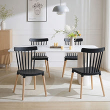 Load image into Gallery viewer, Cooper Dining Chair - Set of 4 - Black + Oak