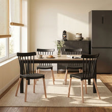 Load image into Gallery viewer, Cooper Dining Chair - Set of 4 - Black + Oak
