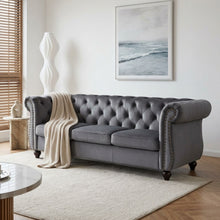 Load image into Gallery viewer, Emily Velvet 3 Seater Sofa – Grey