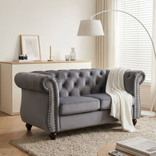 Load image into Gallery viewer, Emily Velvet 2 Seater Sofa – Grey