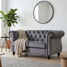 Load image into Gallery viewer, Emily Velvet 2 Seater Sofa – Grey
