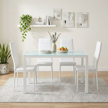 Load image into Gallery viewer, Samuel 5 Piece 1.4m Dining Set - White