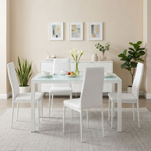 Load image into Gallery viewer, Samuel 5 Piece 1.4m Dining Set - White