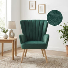 Load image into Gallery viewer, Neil Velvet Armchair - Green
